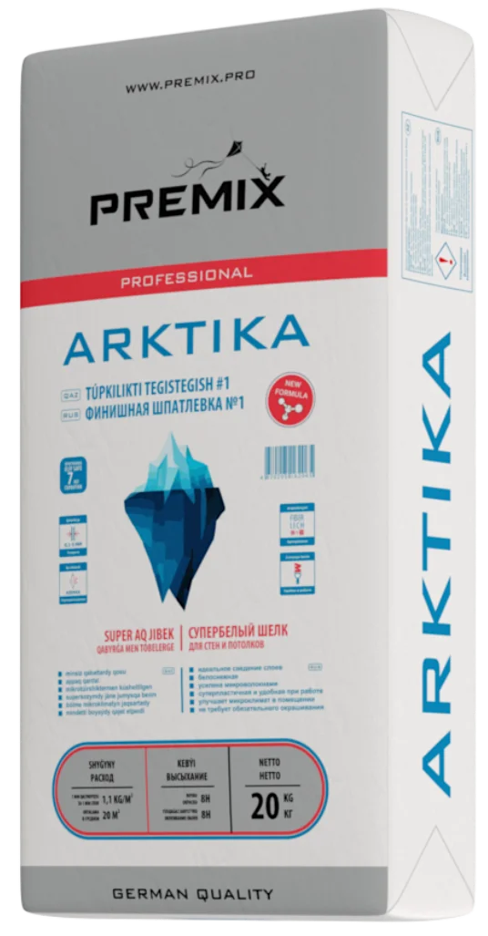 Финишная гипсовая шпаклевка Arktika