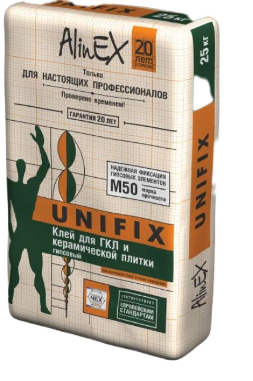 Клей для ГКЛ AlinEX UNIFIX 25 кг