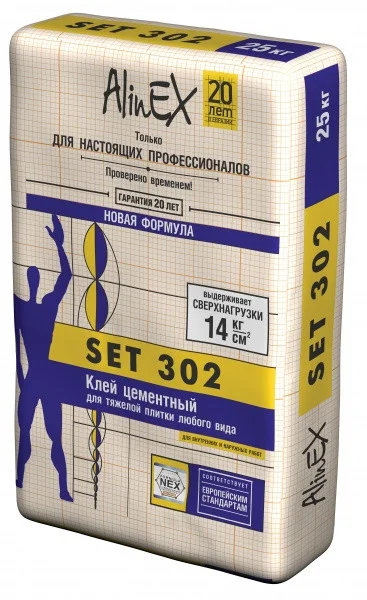 Клей плиточный SET 302 25 кг