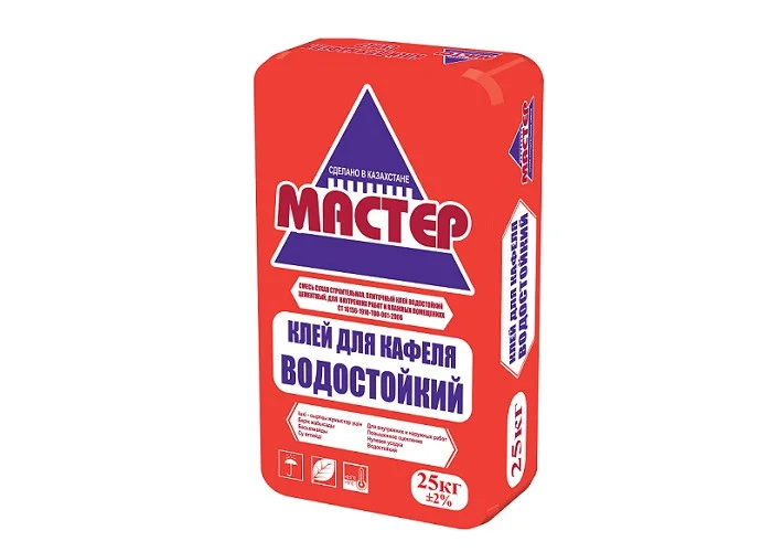 Клей для кафеля водостойкий Мастер