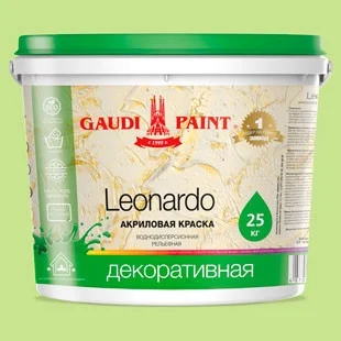 Штукатурка Гауди Leonardo 25кг водно-дисперсионная акриловая декоративная