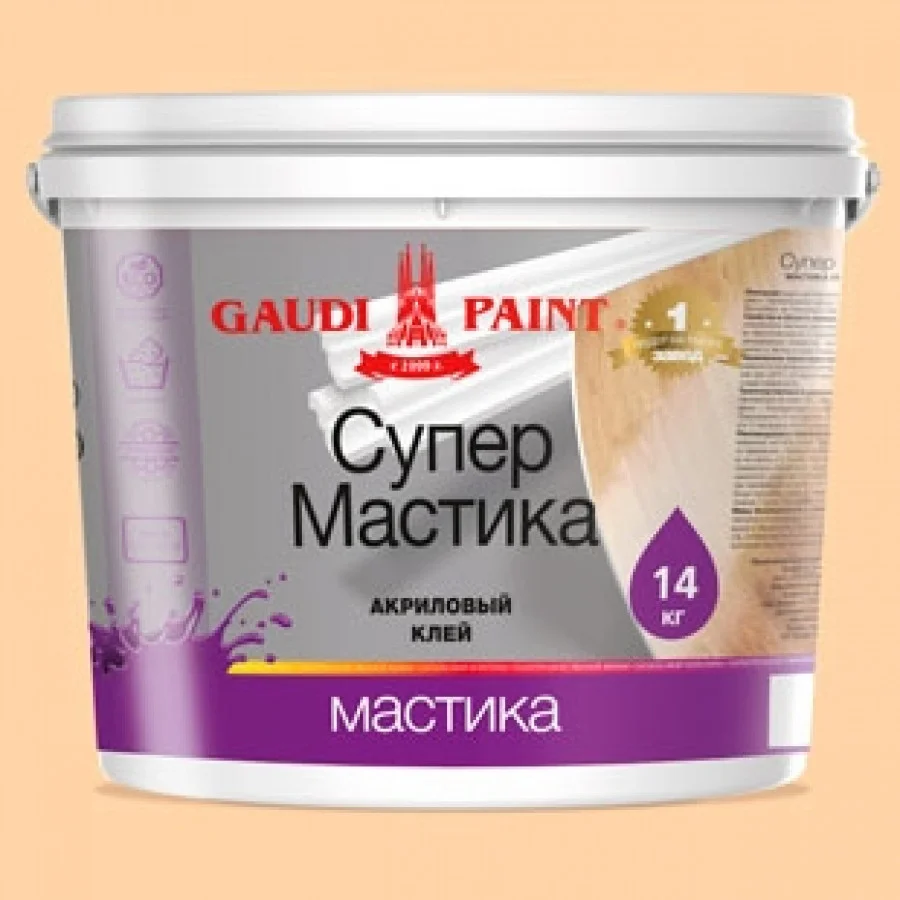 Краска Гауди Супер Мастика 14кг