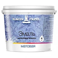 Акриловая краска Гауди Эмаль матовая
